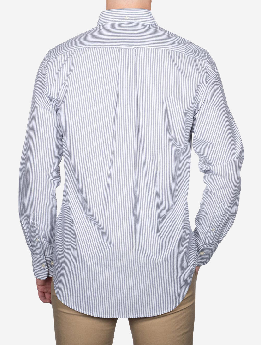 Classic Oxford Stripe Shirt Persian Blue