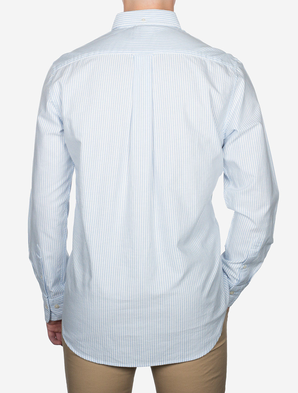 Regular Classic Oxford Stripe Shirt Light Blue
