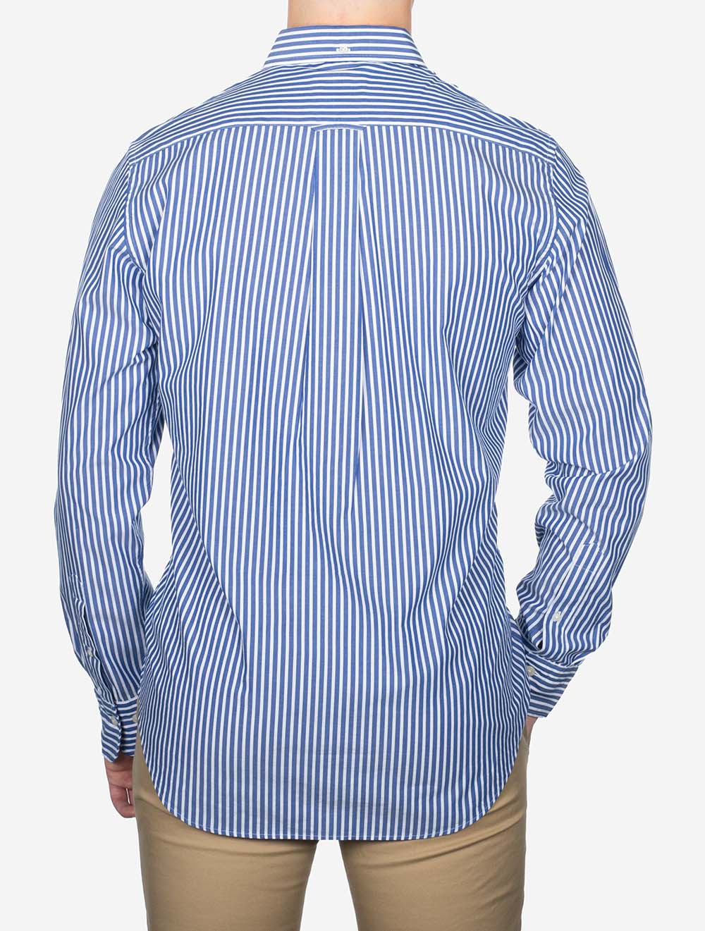Regular Classic Poplin Stripe Shirt College Blue