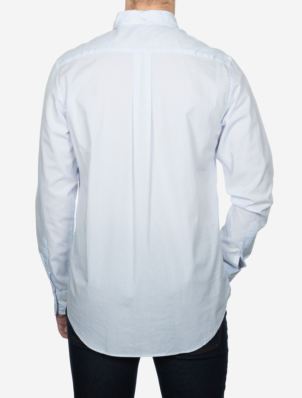 Regular Classic Poplin Banker Shirt Light Blue