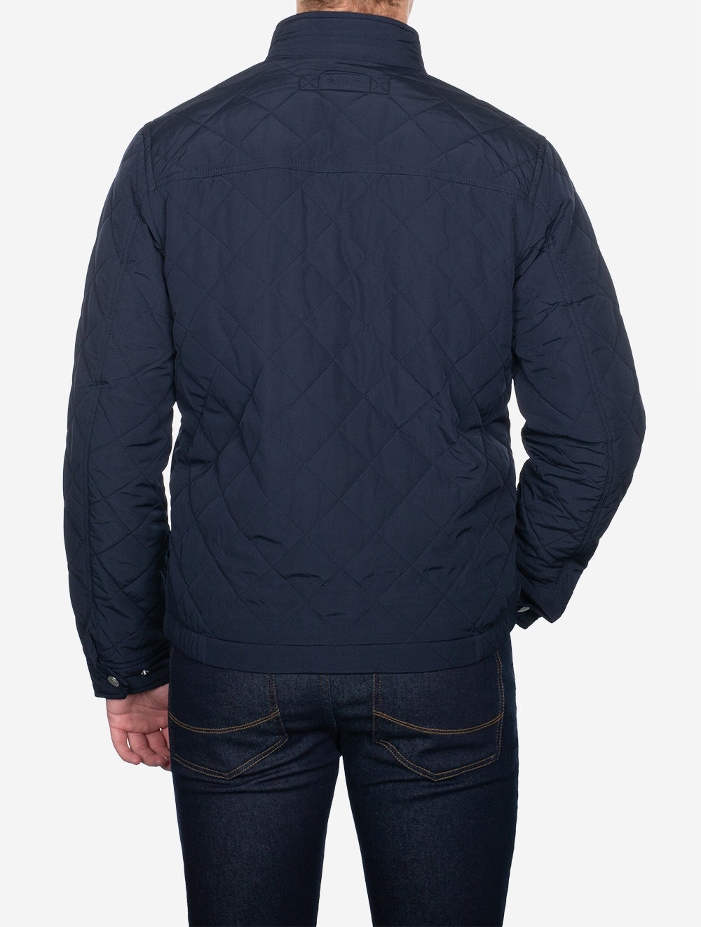 Quilted Windcheater Jacket  Evening Blue