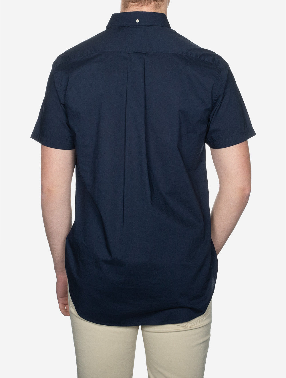 Regular Classic Poplin Short Sleeve Shirt Marine