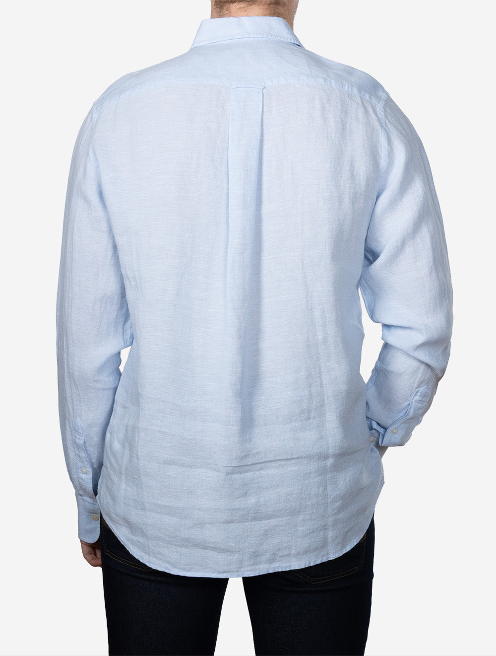 Regular Linen Shirt Sky Blue