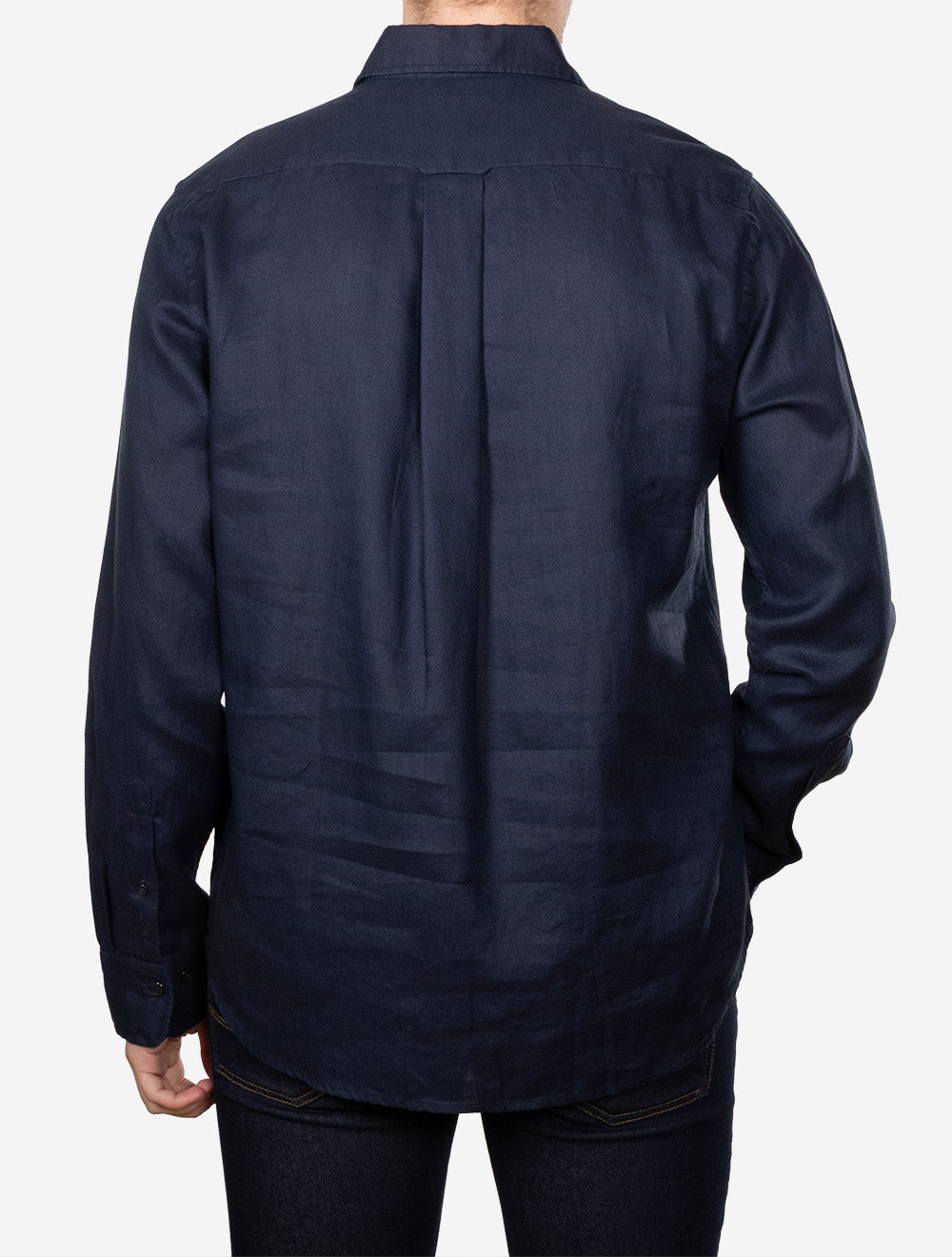 Regular Linen Shirt Evening Blue