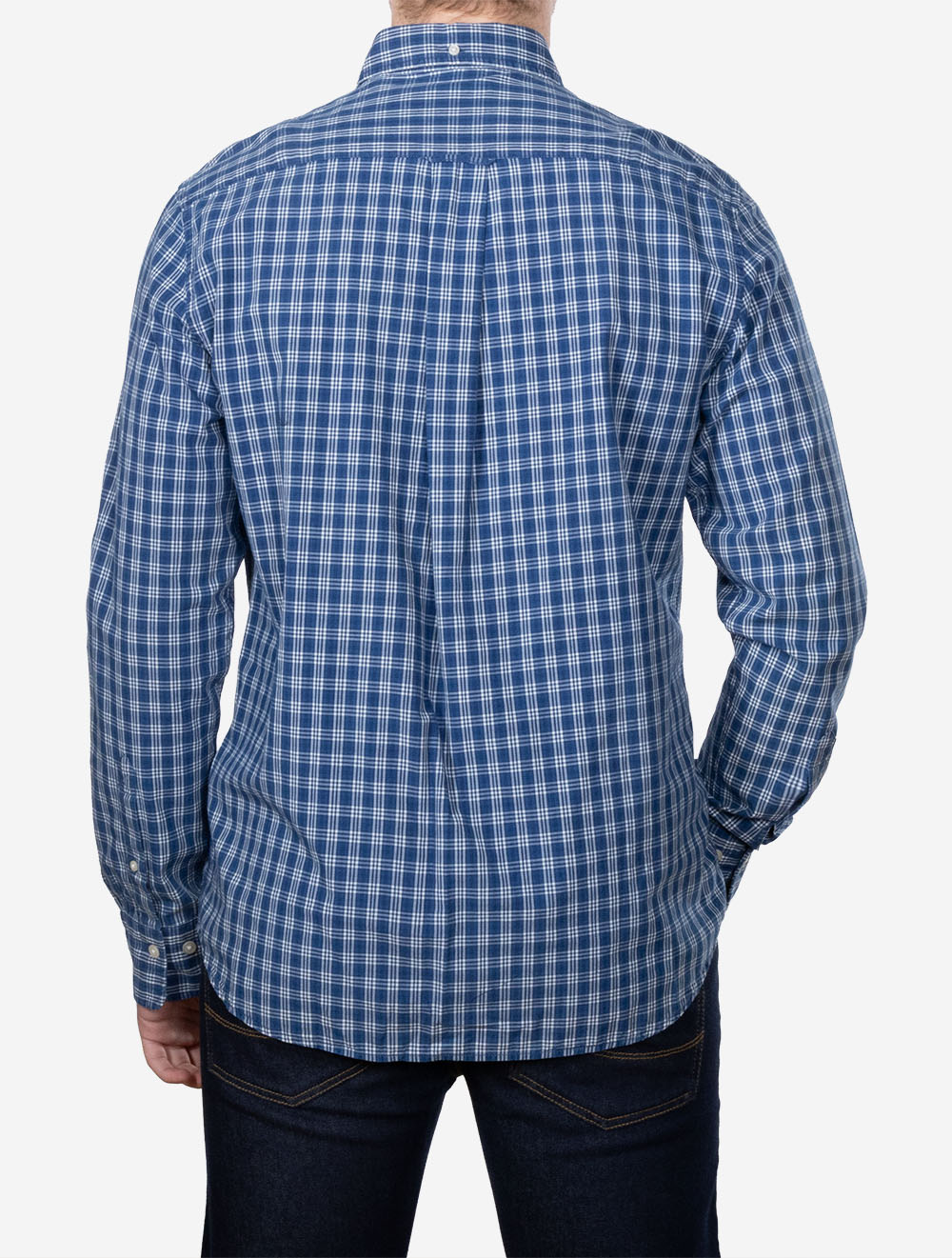 Regular Indigo Check Shirt Indigo