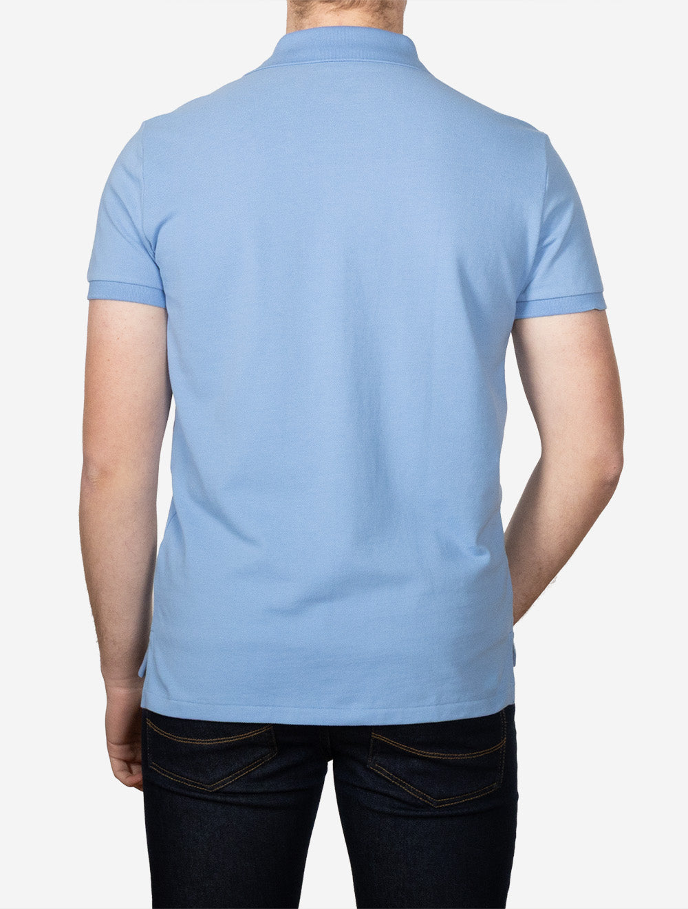 Custom Slim Fit Polo Shirt Insignia Blue
