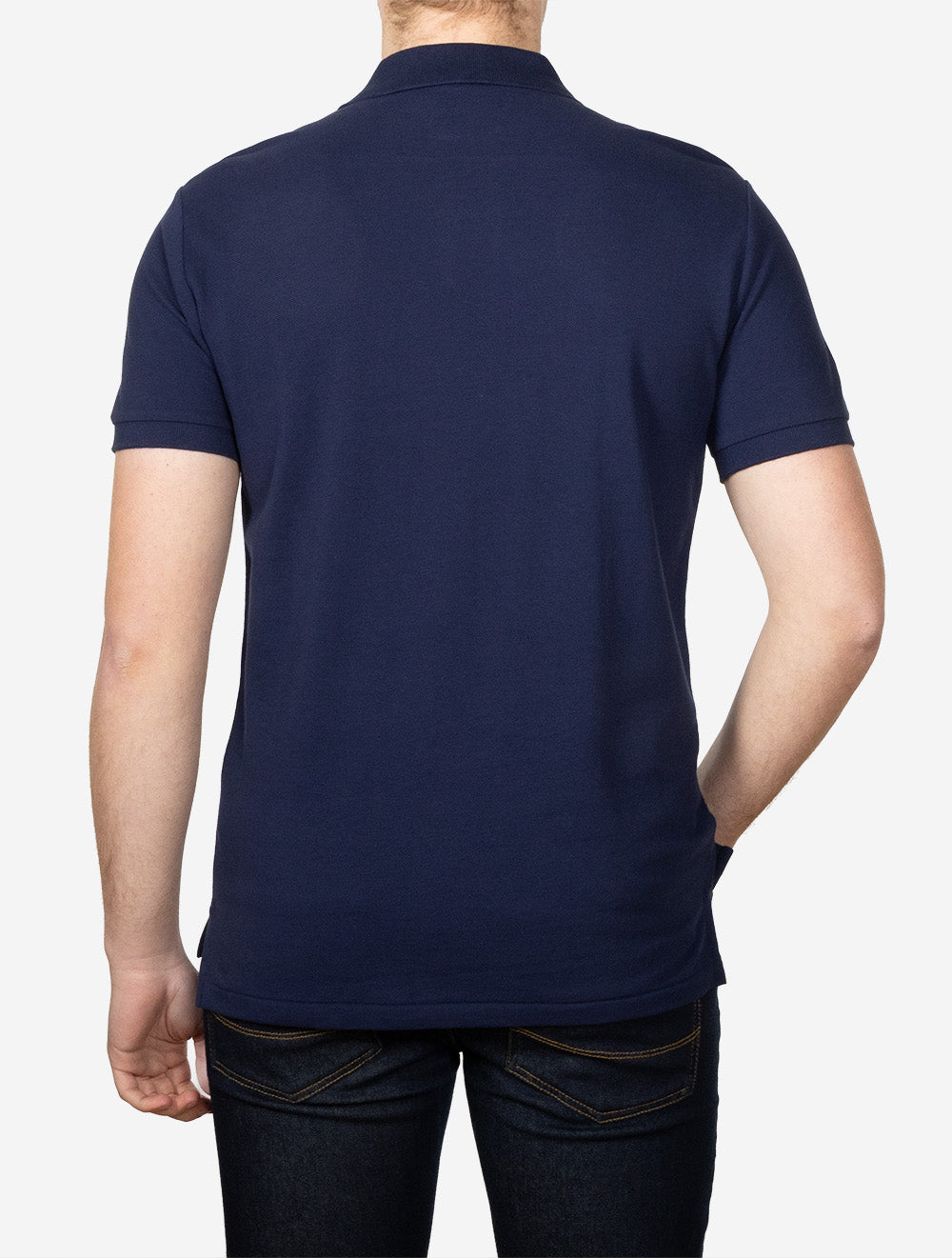 Custom Slim Fit Polo Shirt Navy