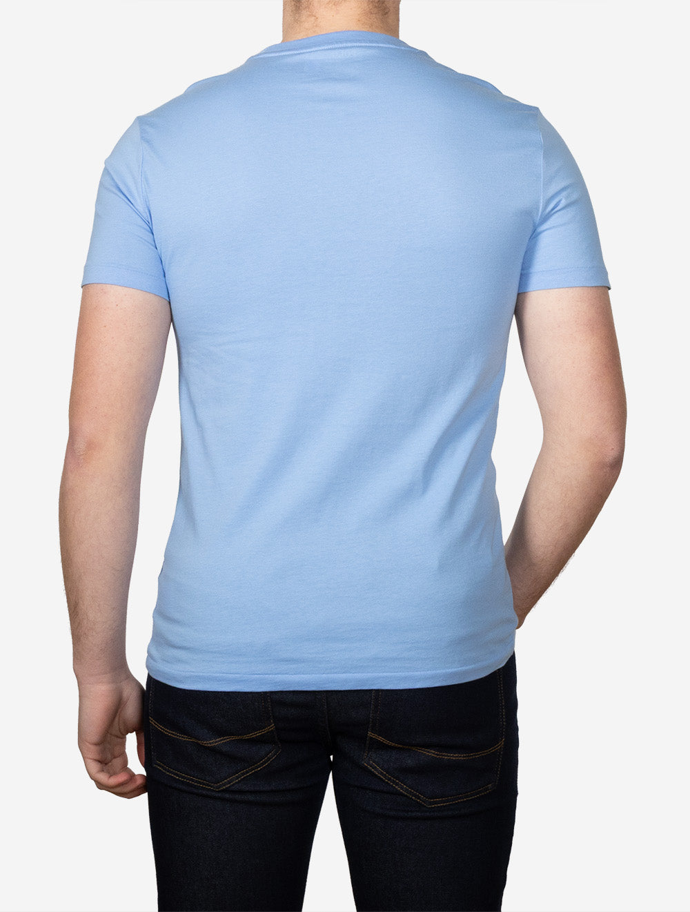Slim Fit Crewneck T-Shirt Blue