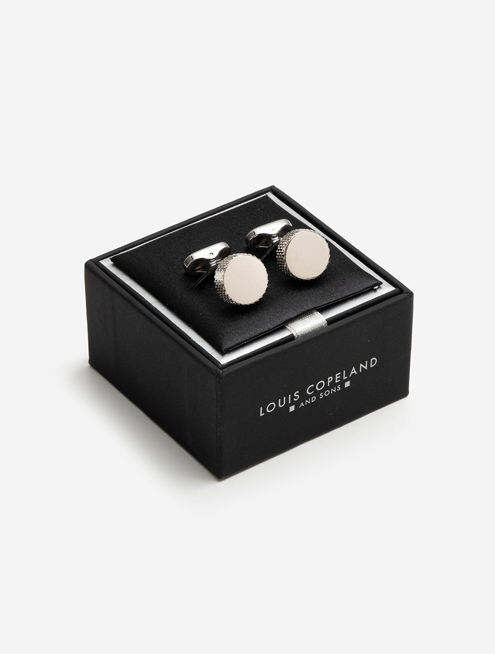 Cufflink Silver Circular