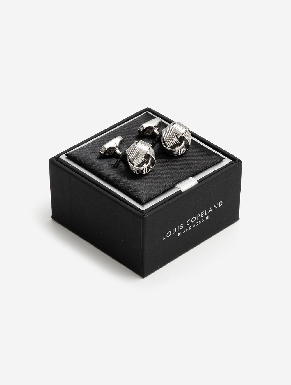 Cufflink Silver Knot