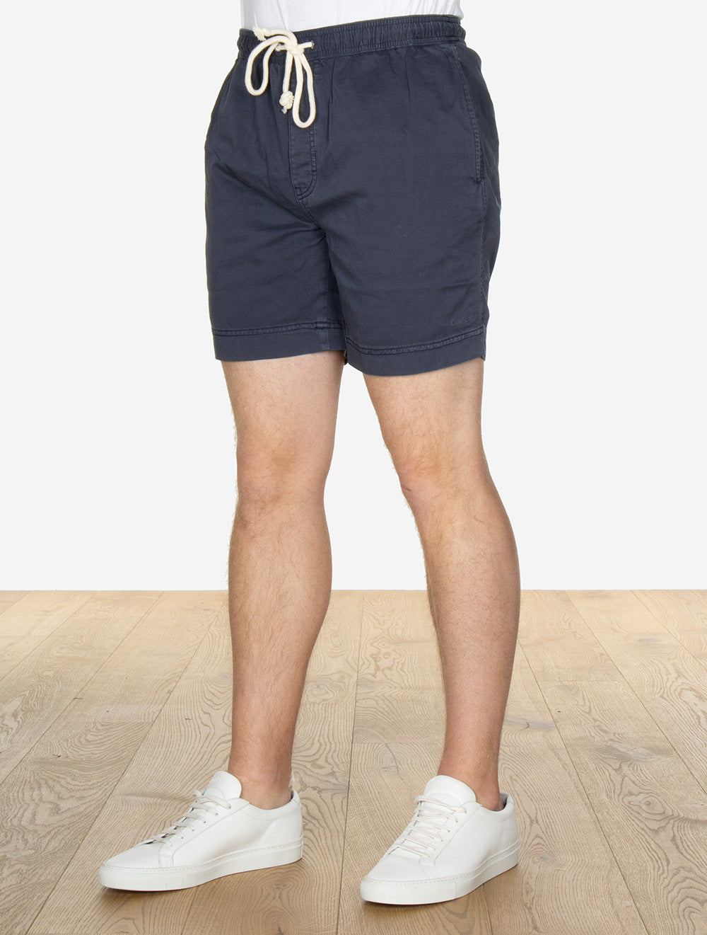Regular Sunfaded Drawstring Shorts Evening Blue