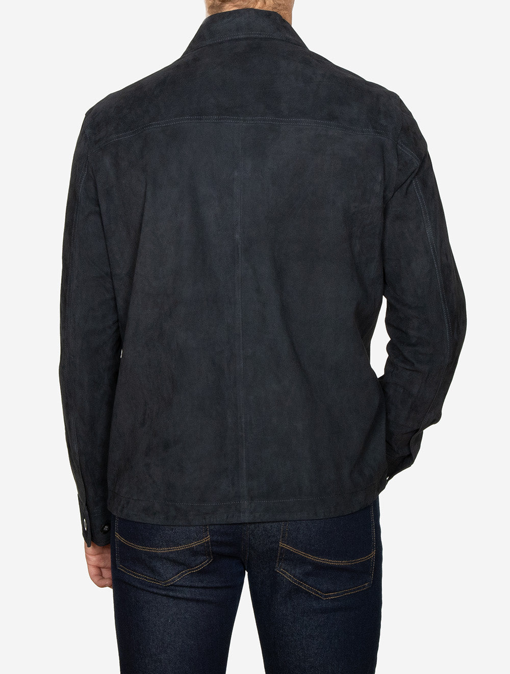 Mex Suede Overshirt Night