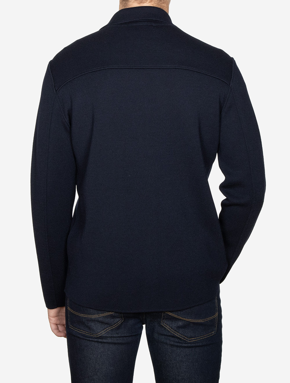 Milano Stitch Overshirt Navy