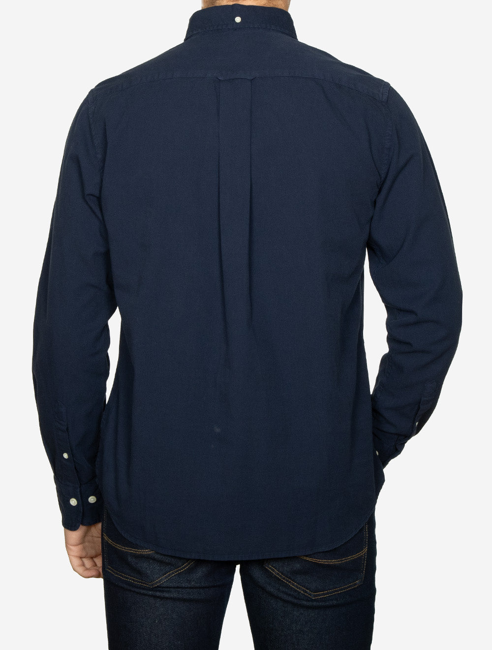 Regular Fit Dyed Twill Shirt Evening Blue