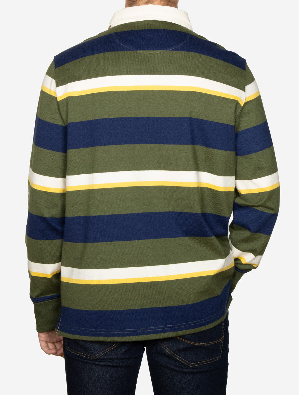 Striped Heavy Rugger Country Green