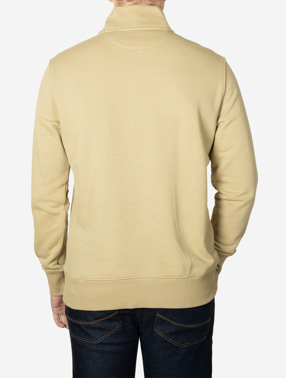 Regular Shield Half Zip Sweat Woody Beige
