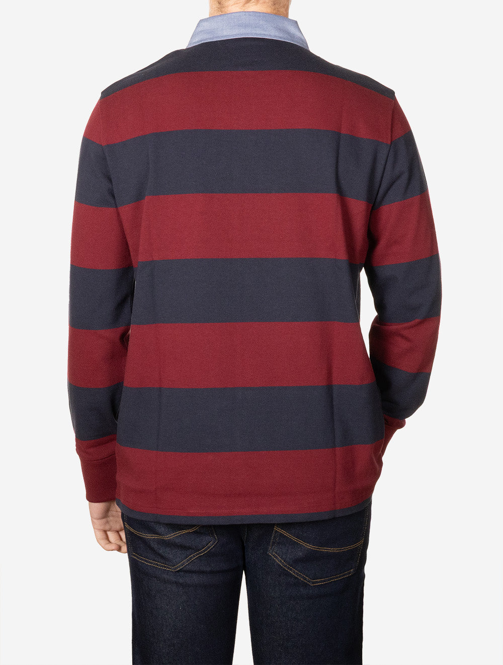 Regular Chambray Stripe Heavy Rugger Plumped Red