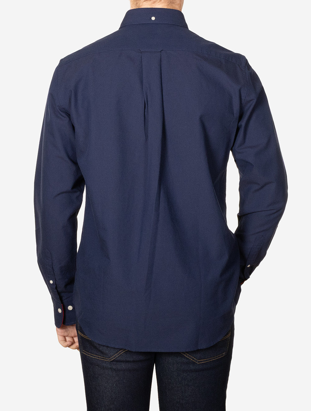 Regular Fit Beefy Oxford Shirt Evening Blue
