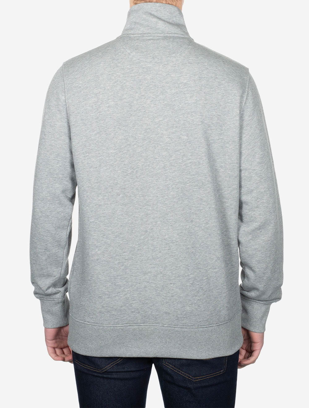 Gant Regular Shield Full Zip Sweatshirt Grey Melange AI2