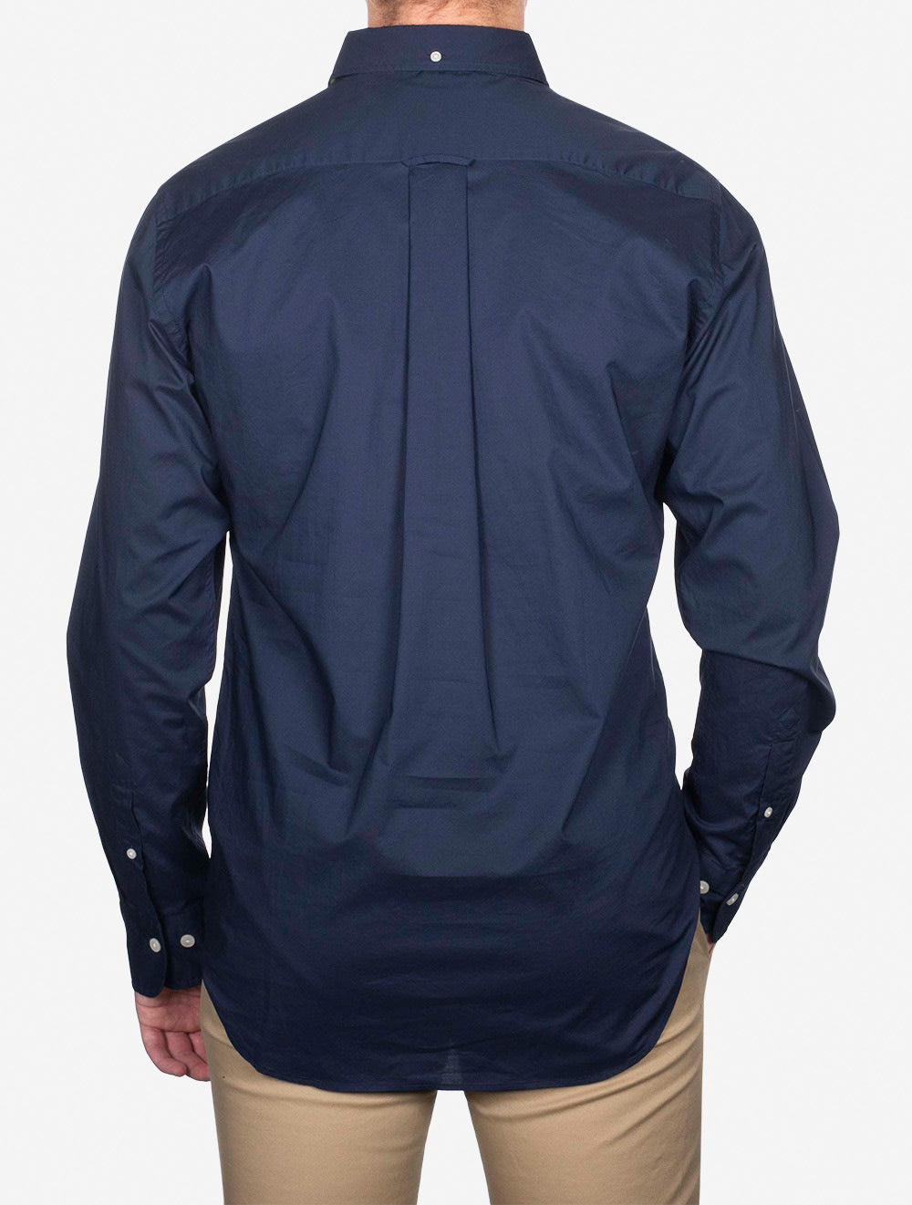 Regular Classic Poplin Shirt Marine