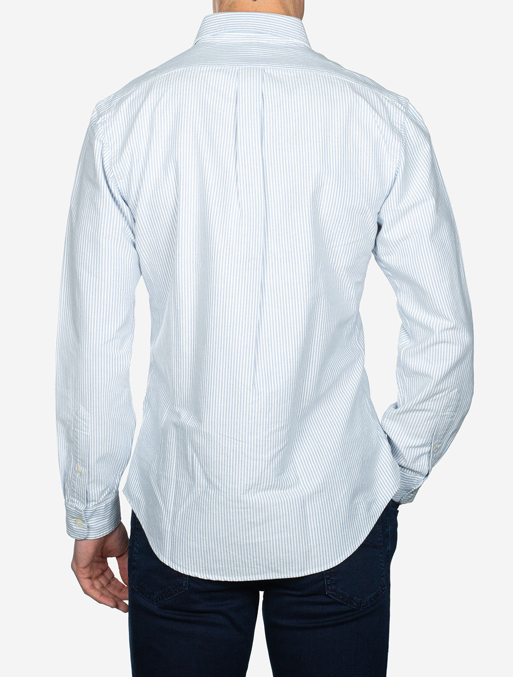RL Custom Fit Oxford Shirt-Blue