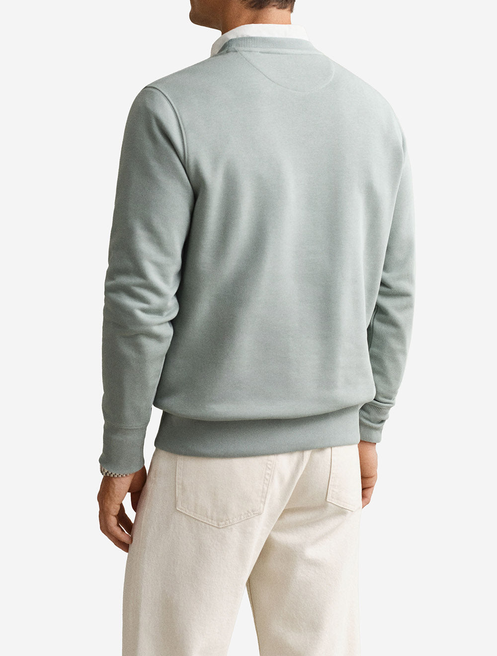 Regular Shield Crew Neck Sweatshirt Ceramic Grey