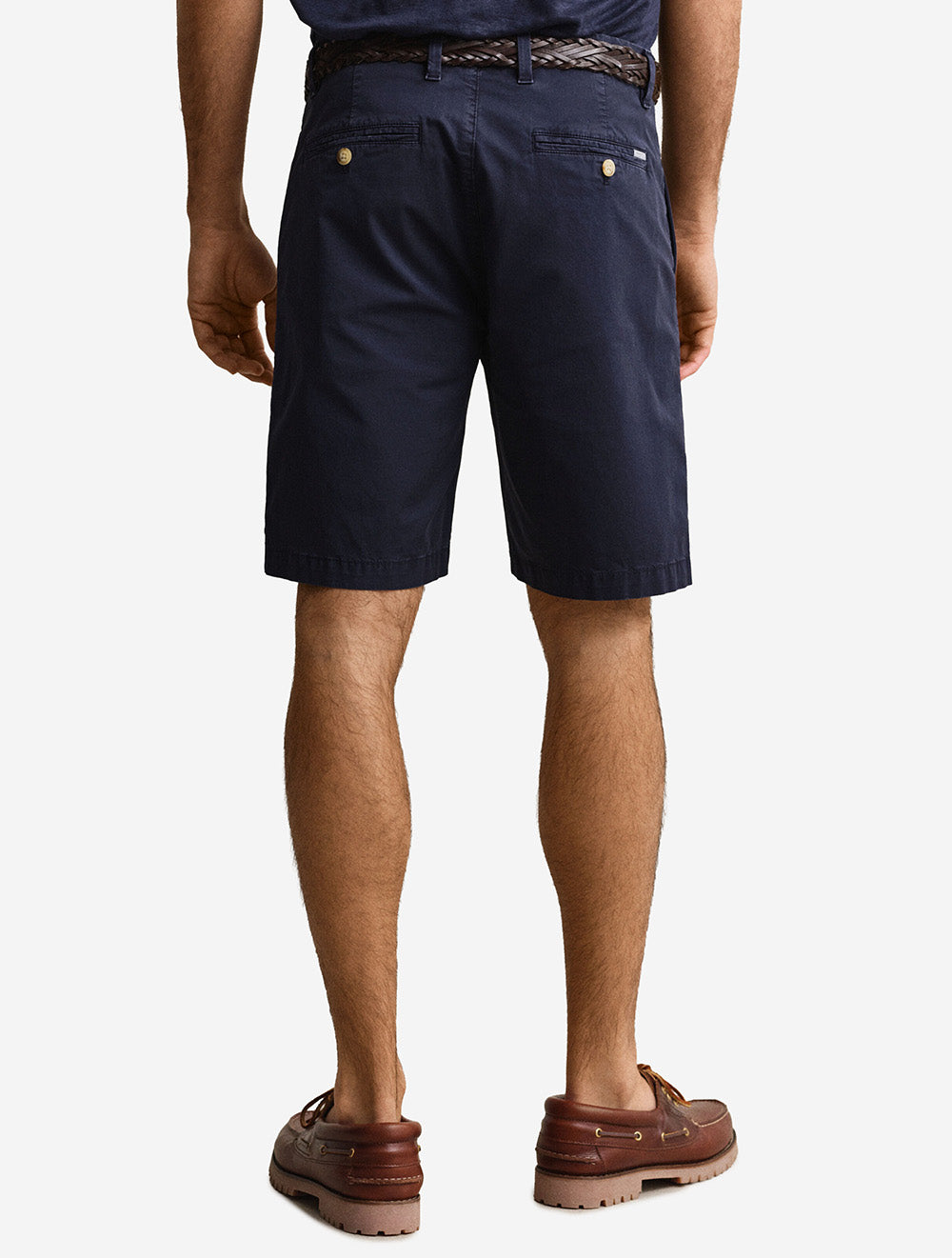Slim Sports Chino Shorts Evening Blue