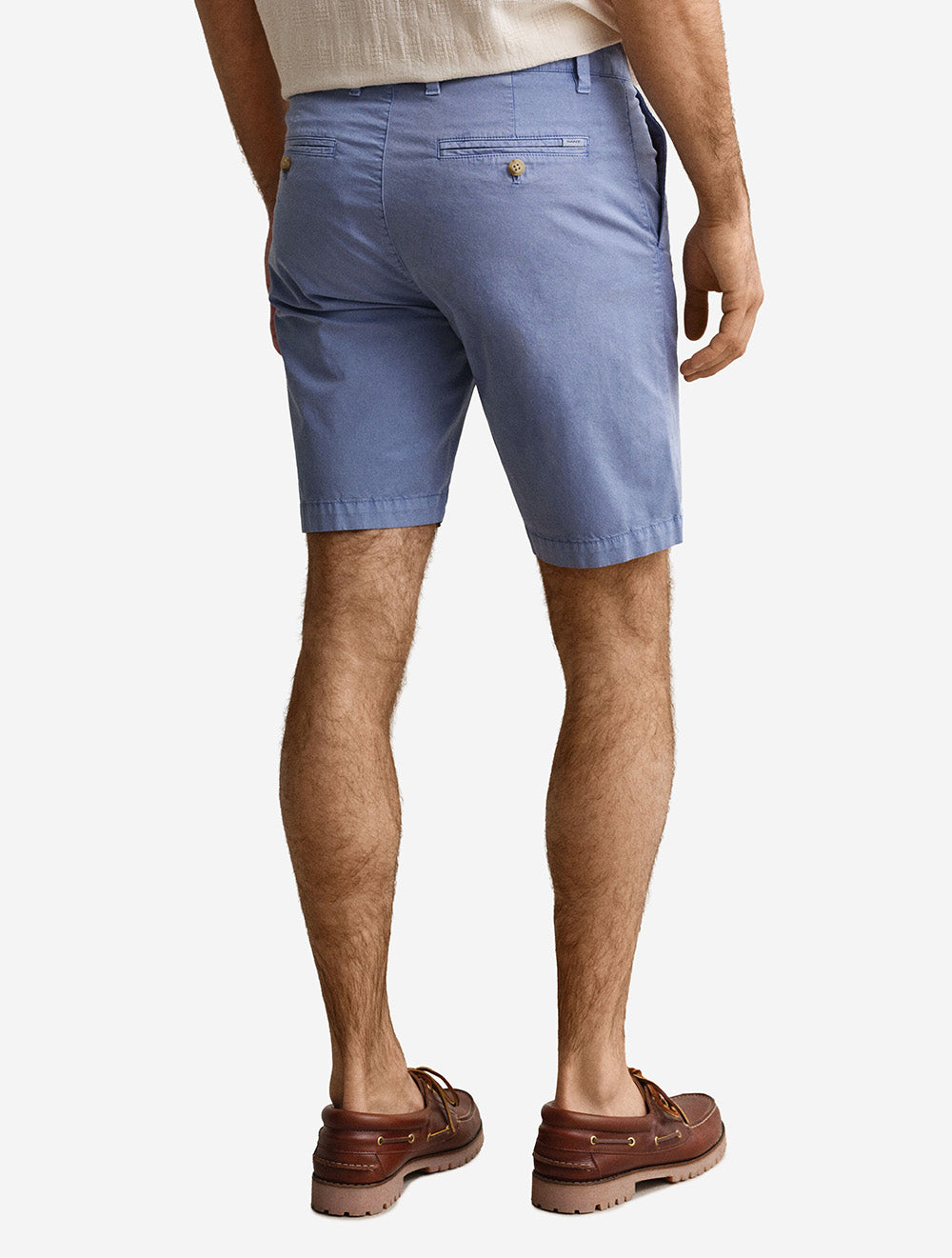 Regular Sunfaded Chino Shorts Faded Denim