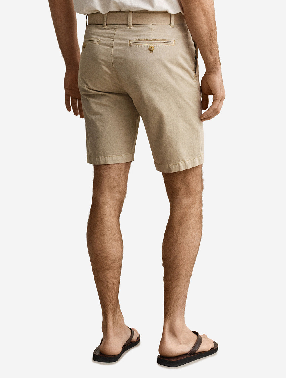 Regular Sunfaded Chino Shorts Oat Beige