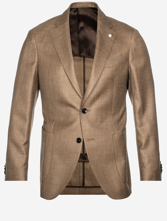LUBIAM Wool Silk Linen Jacket Copper