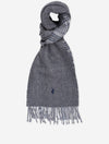 Reversible Wool Gents Scarf Andover Heather