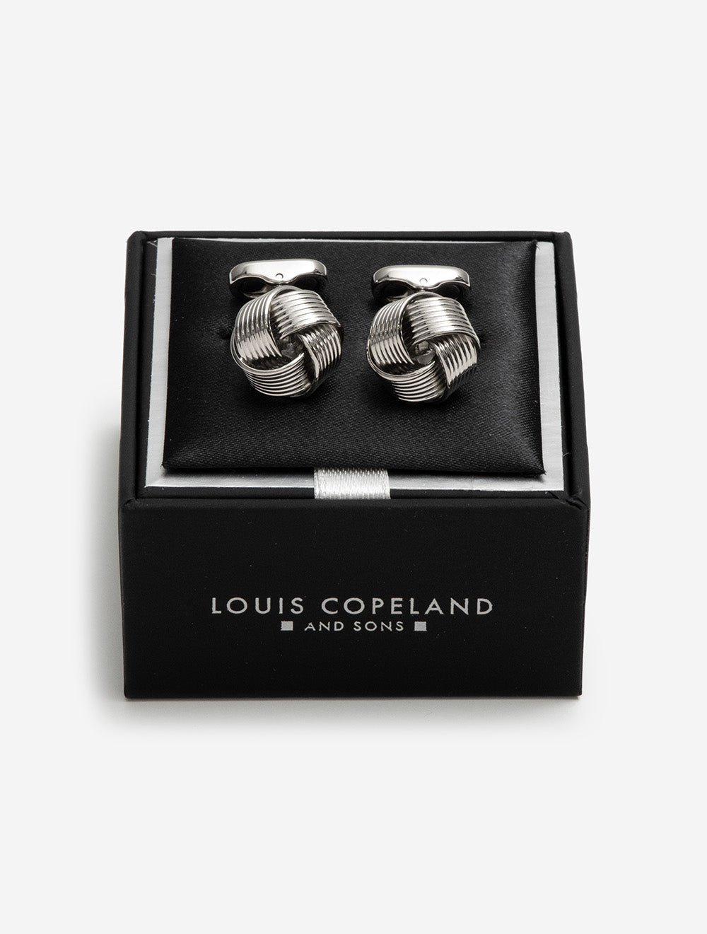 Cufflink Silver Knot