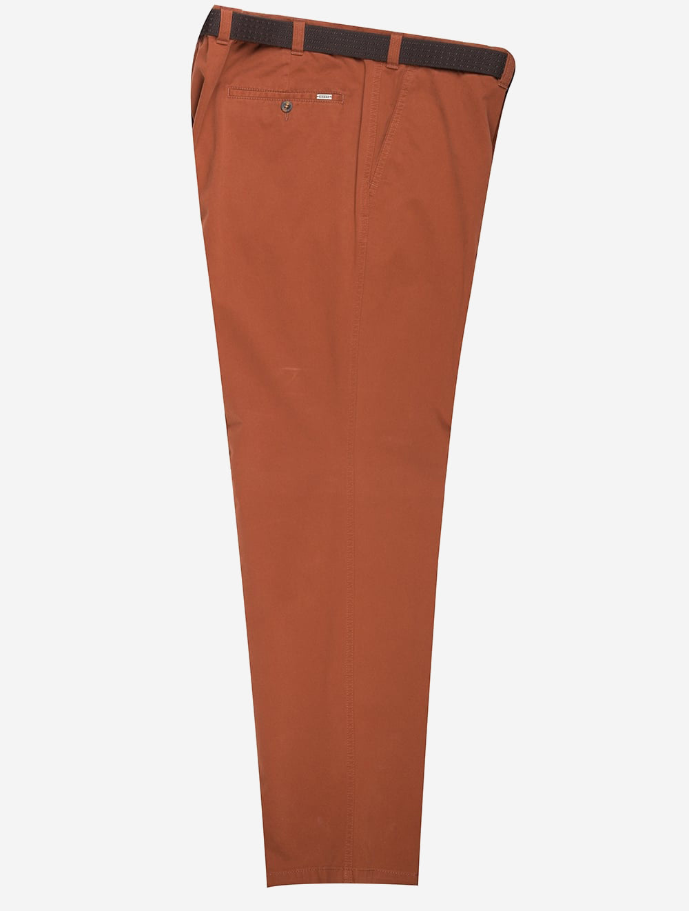 Pantalon en coton rouille rouille