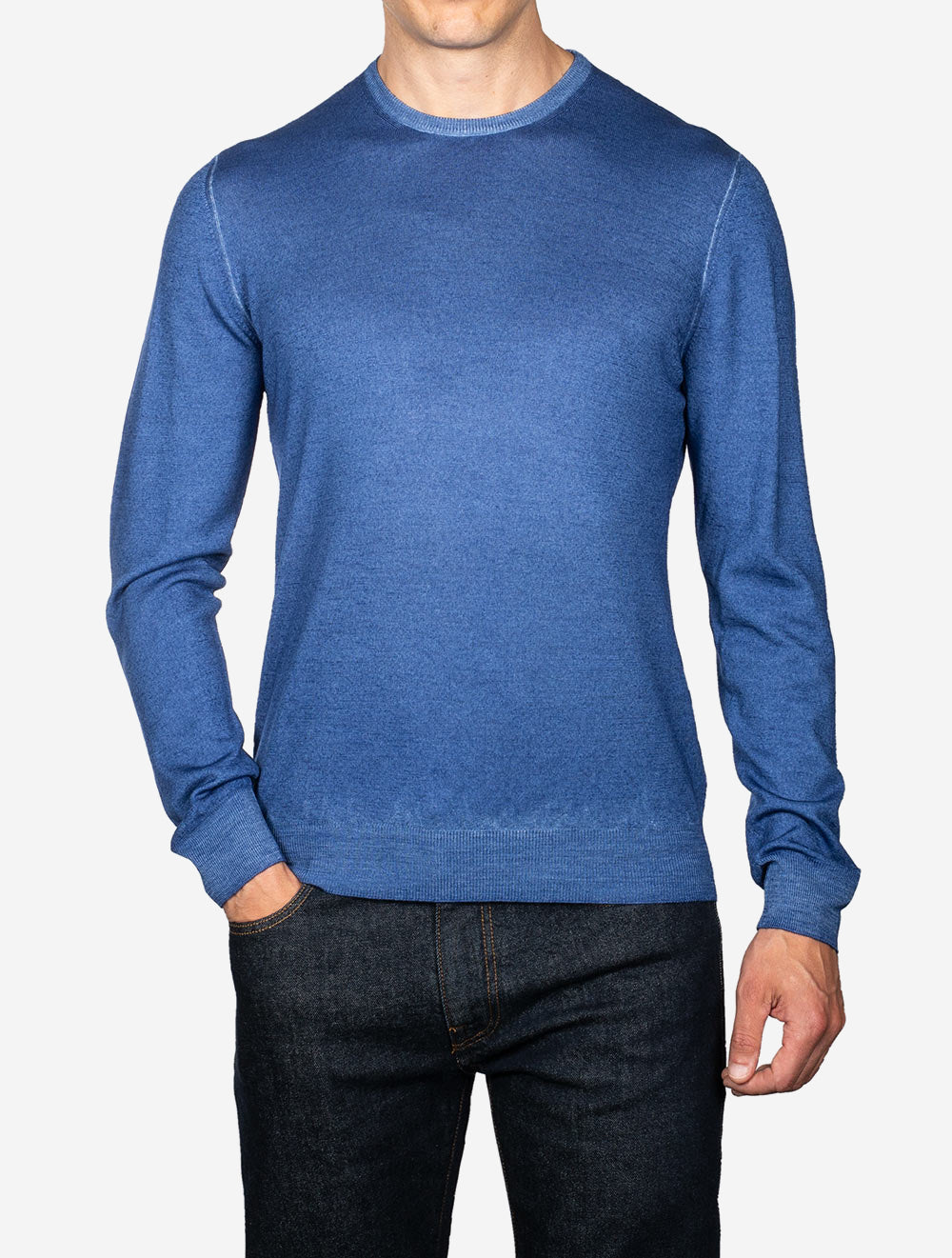 Paricollo Crew Neck Blue