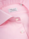 Fitted Herringbone Shirt Pink