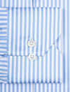 Fitted Stripe Shirt Blue