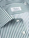 Fitted Stripe Shirt Green