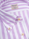 Fitted Barstripe Shirt Light Purple