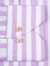 Fitted Barstripe Shirt Light Purple