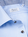 Puppytooth With Inlay Shirt Blue