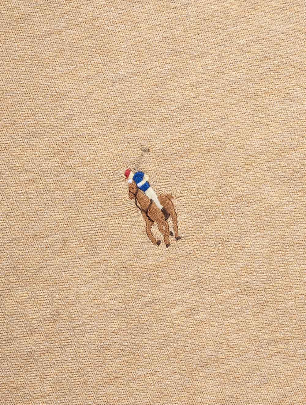 Slim Fit Pima Long Sleeve Polo Camel