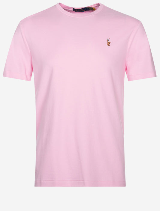 RALPH LAUREN Pima Short Sleeve T-shirt Pink