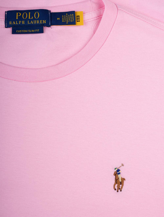 RALPH LAUREN Pima Short Sleeve T-shirt Pink