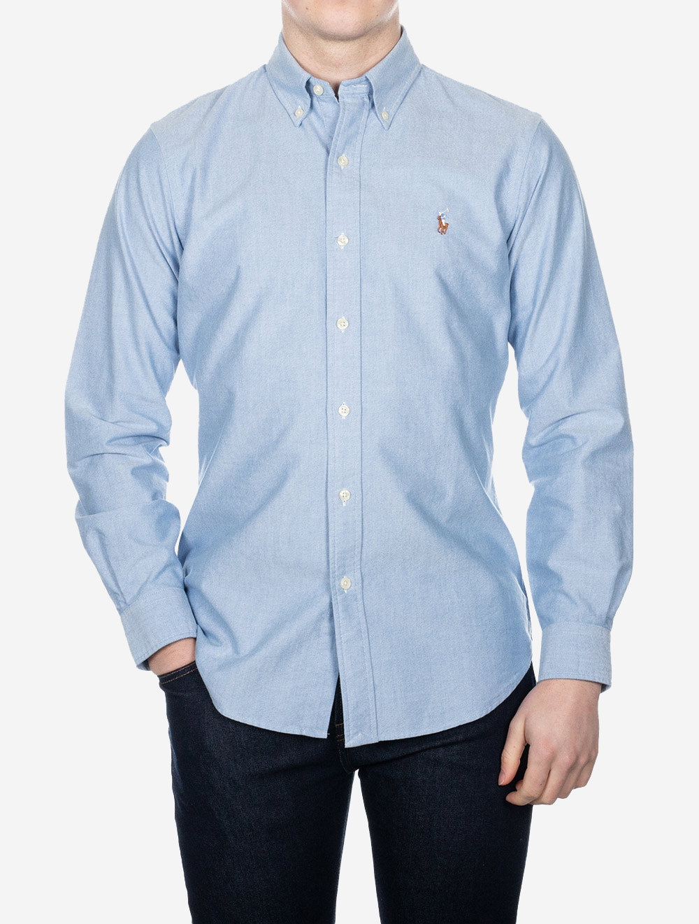 Oxford Long Sleeve Buttondown Shirt Blue
