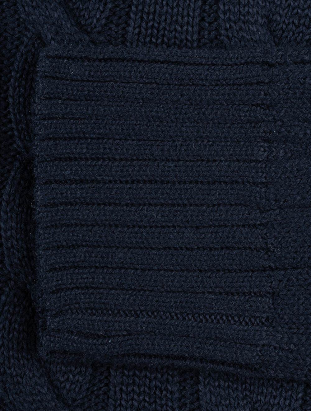 Cable Half Zip Pullover Cruise Navy