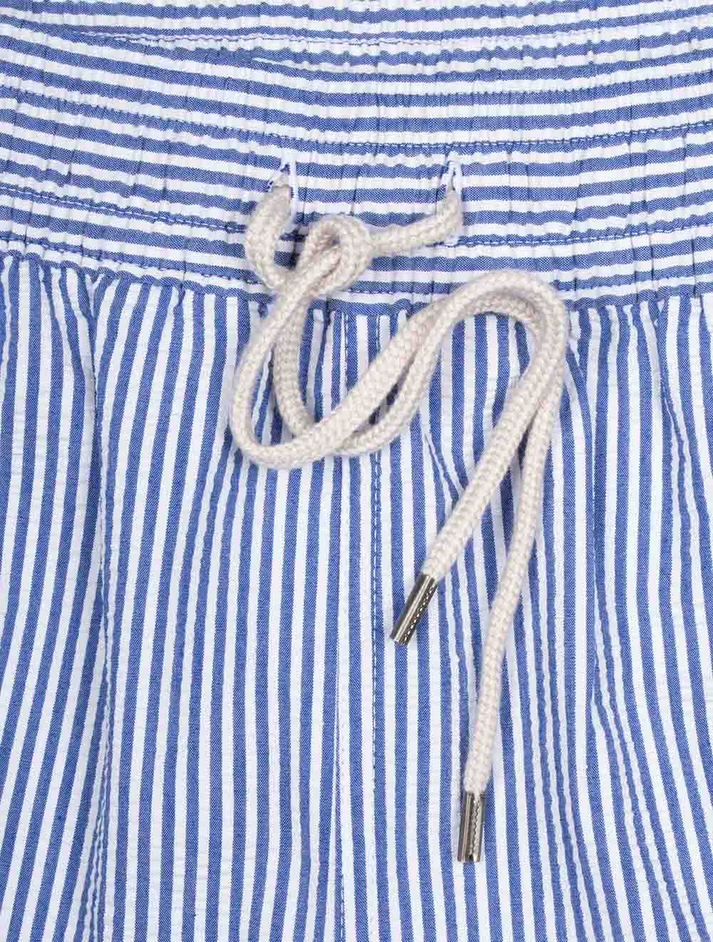 Ralph Lauren Seersucker Swim Shorts Blue AI4