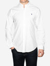 RALPH LAUREN Plain Buttondown Shirt White