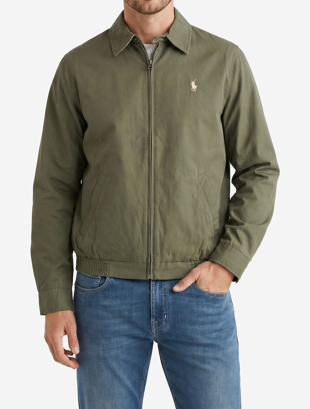 Bi-Swing Windbreaker Jacket Olive