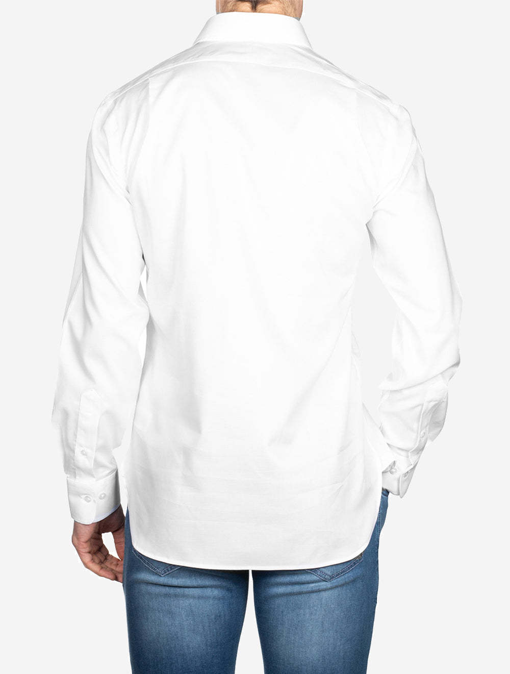 Slim Plain Dress Shirt White