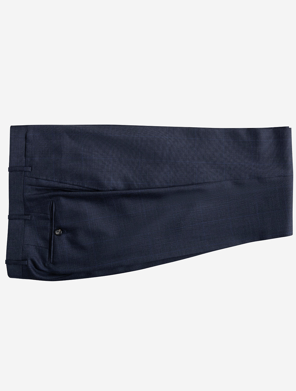 COSTUME À CARREAUX CANALI - Bleu